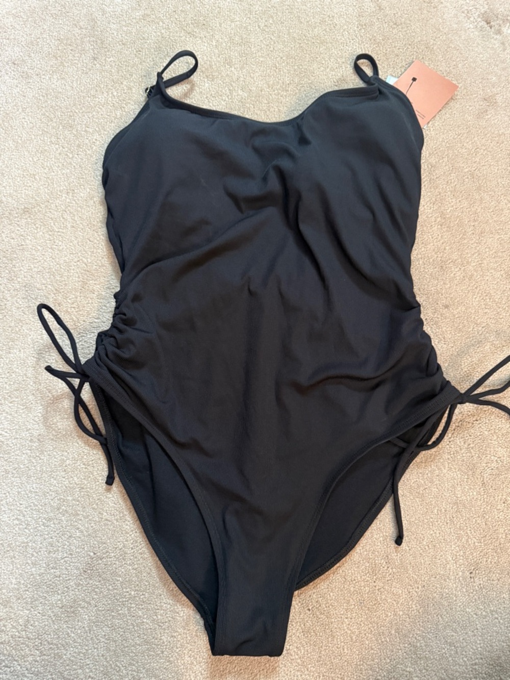 Kona Sol Black One-Piece Swimsuit